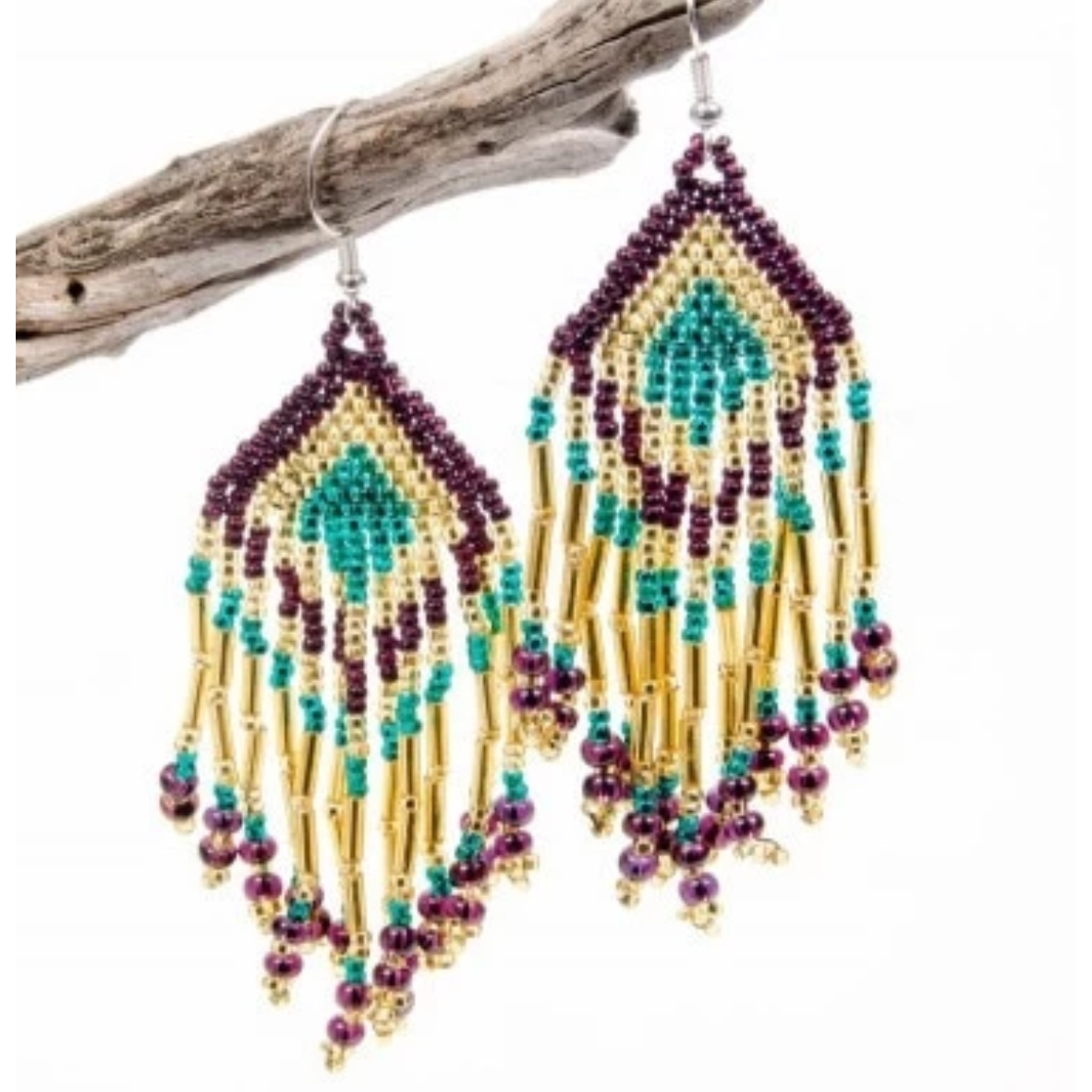 Alegria Seed Bead Earrings - Guatemala