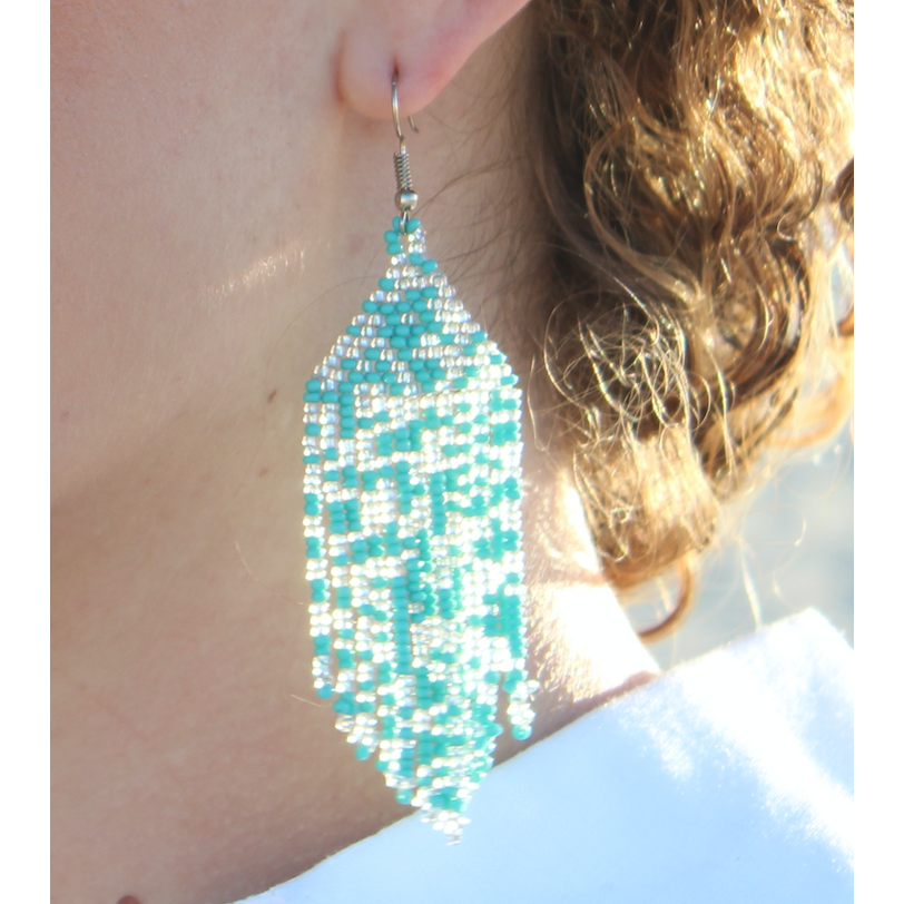 Alegria Seed Bead Earrings - Guatemala