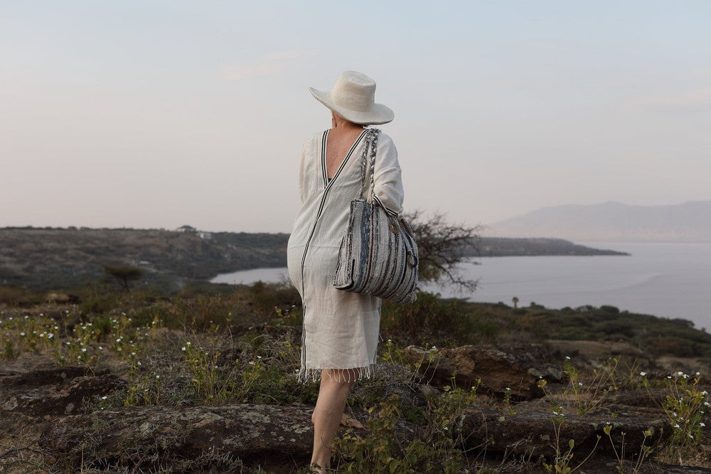 Petra Handwoven Ethiopian Cotton Kaftan