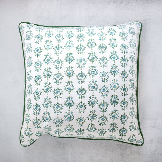 Pillow Sham - Lotus, Sage & Uniform Blue