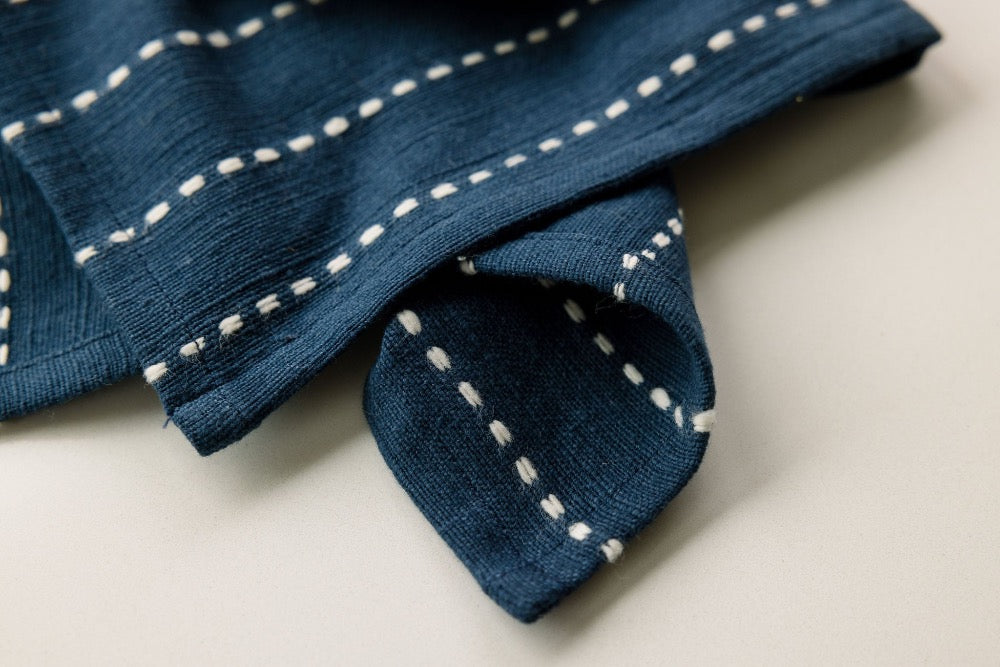 Rift Valley Handwoven Ethiopian Cotton Cocktail Napkins | Set of 2