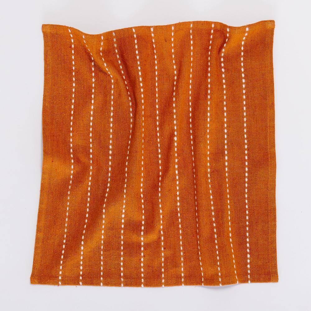 Rift Valley Handwoven Ethiopian Cotton Cocktail Napkins | Set of 2