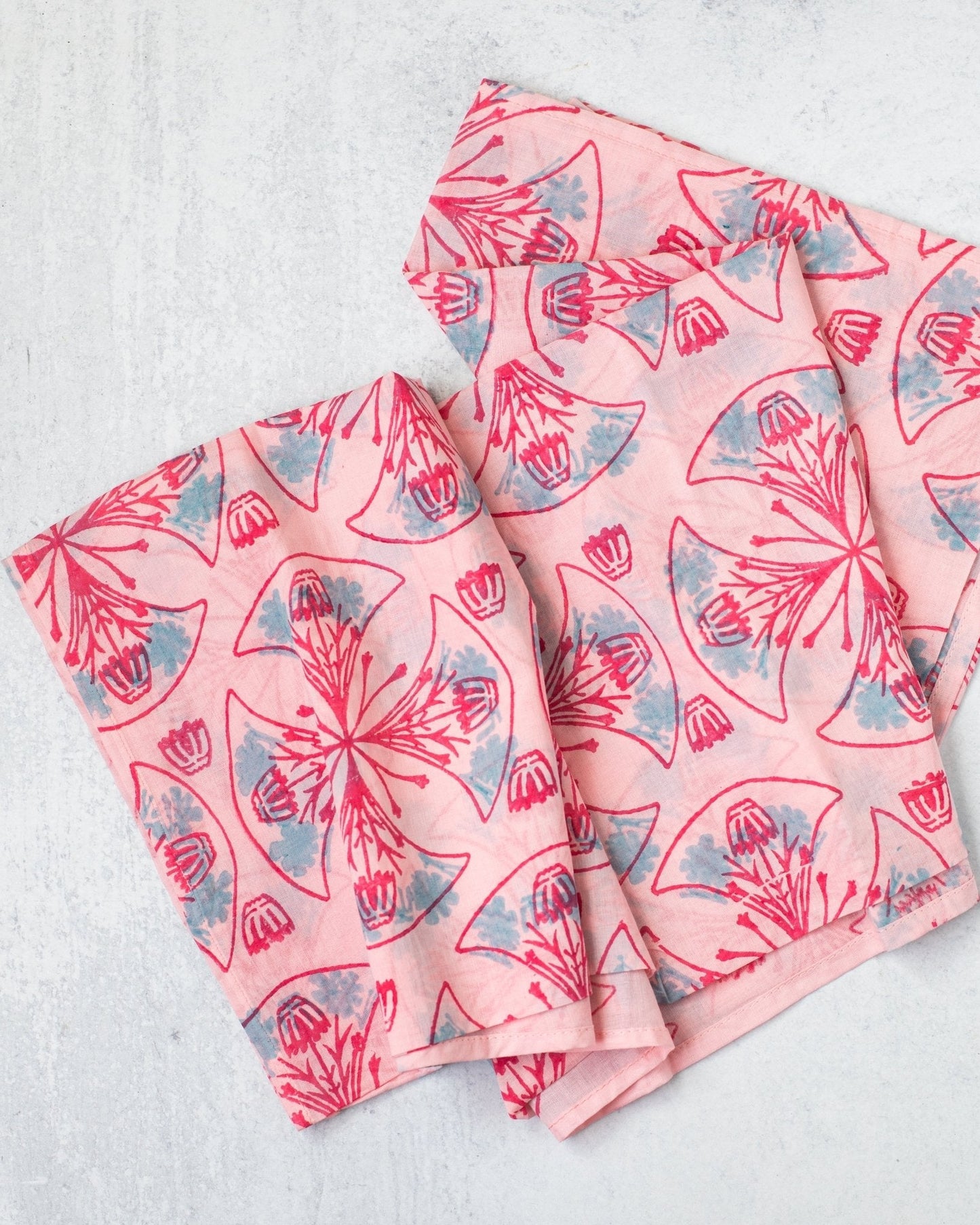 Sarong - Pink Voile - Mosaic, Saltwater & Pink