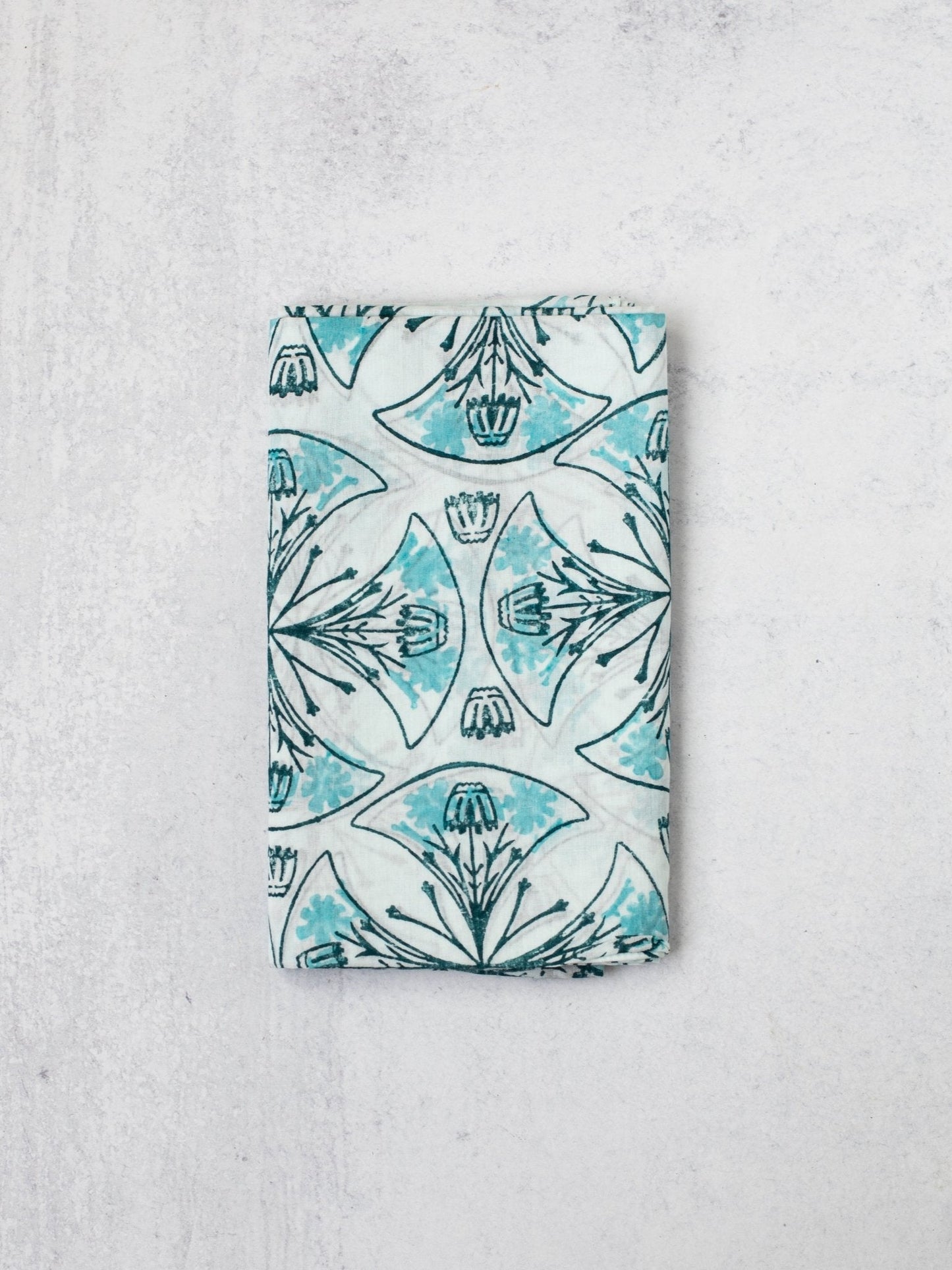 Sarong - Voile Teal - Mosaic, Midnight & Saltwater