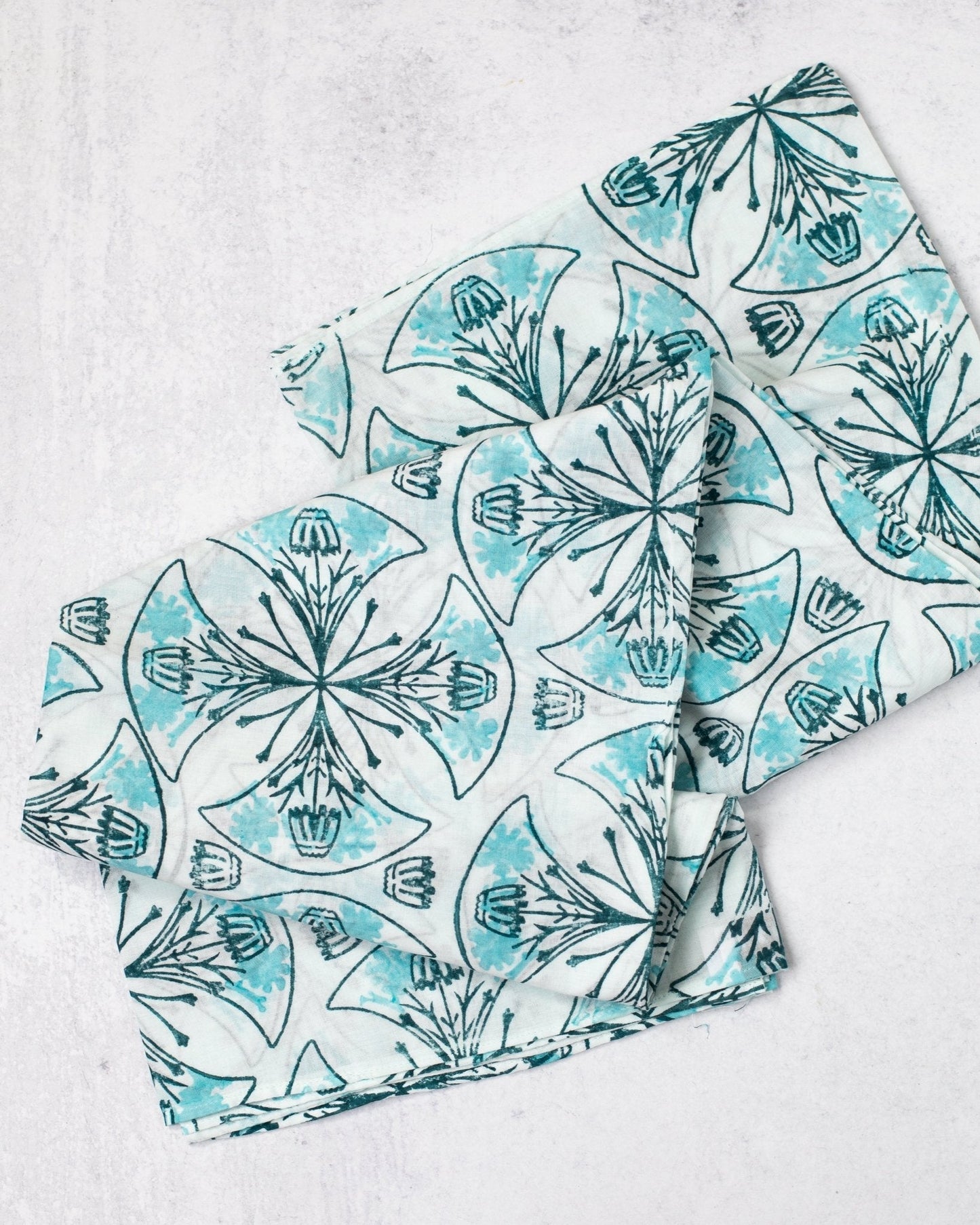 Sarong - Voile Teal - Mosaic, Midnight & Saltwater