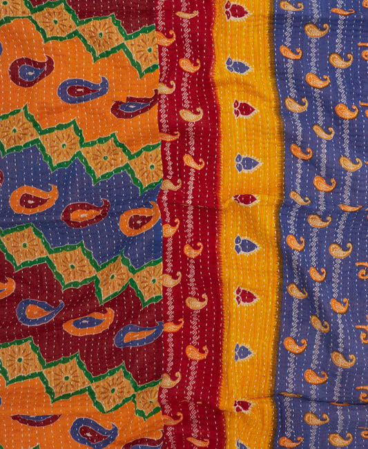 Small Kantha Quilt Throw - No. 250133