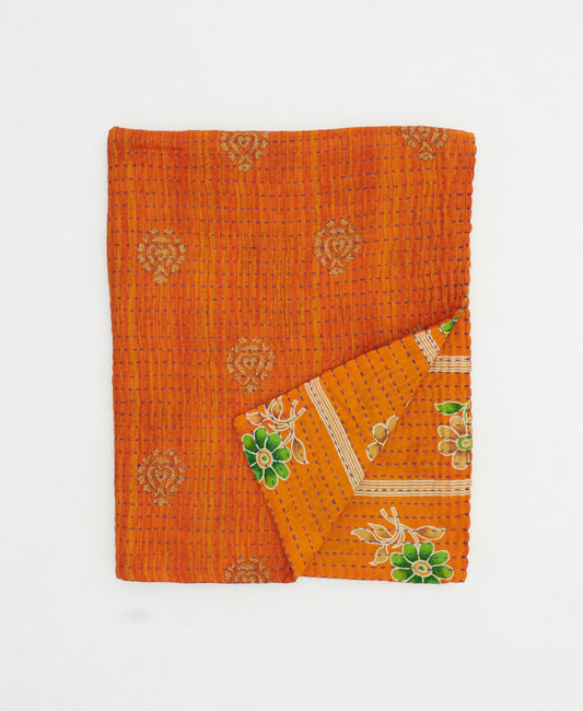 Small Kantha Quilt Throw - No. 250140