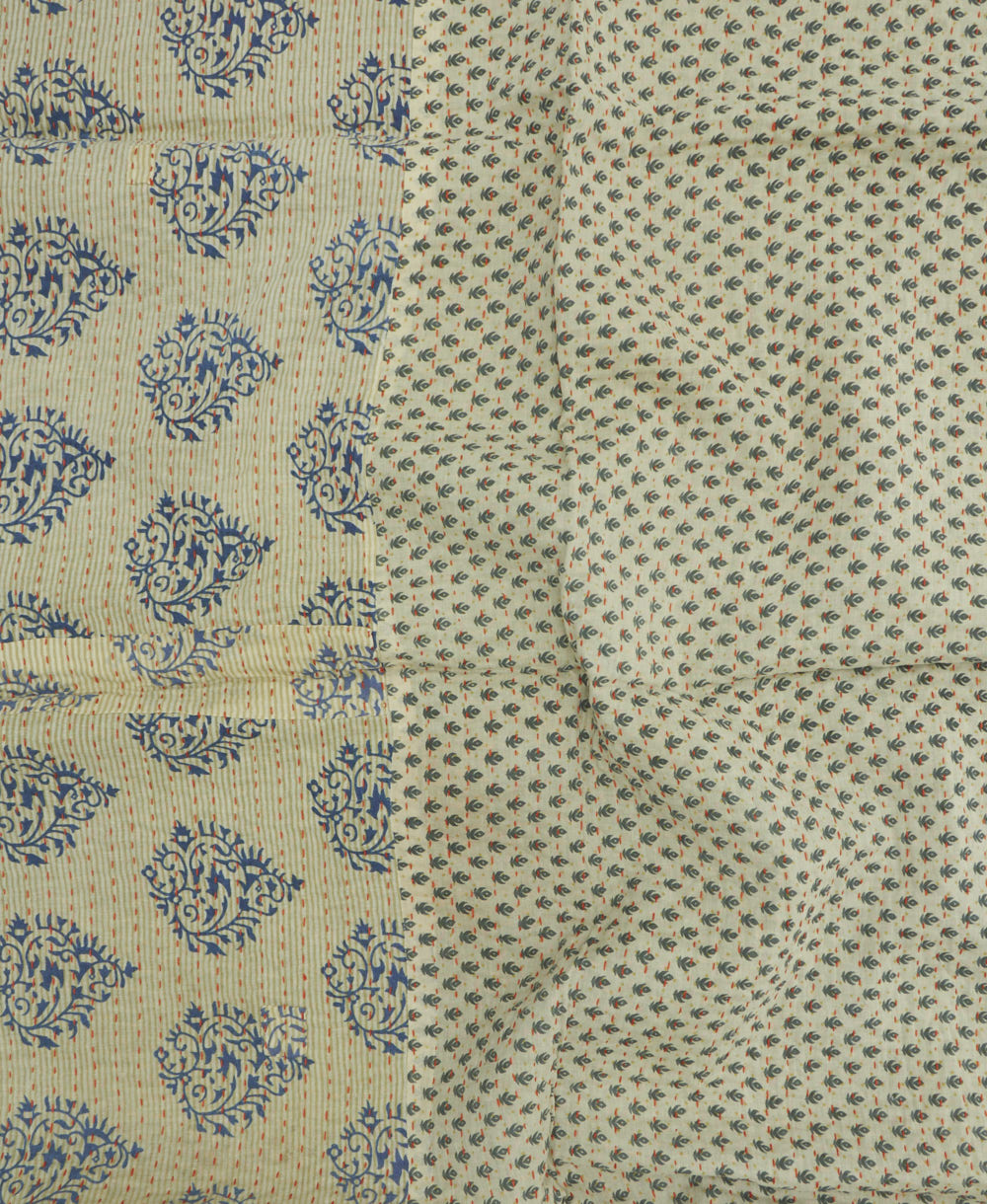 Small Kantha Quilt Throw - No. 250606