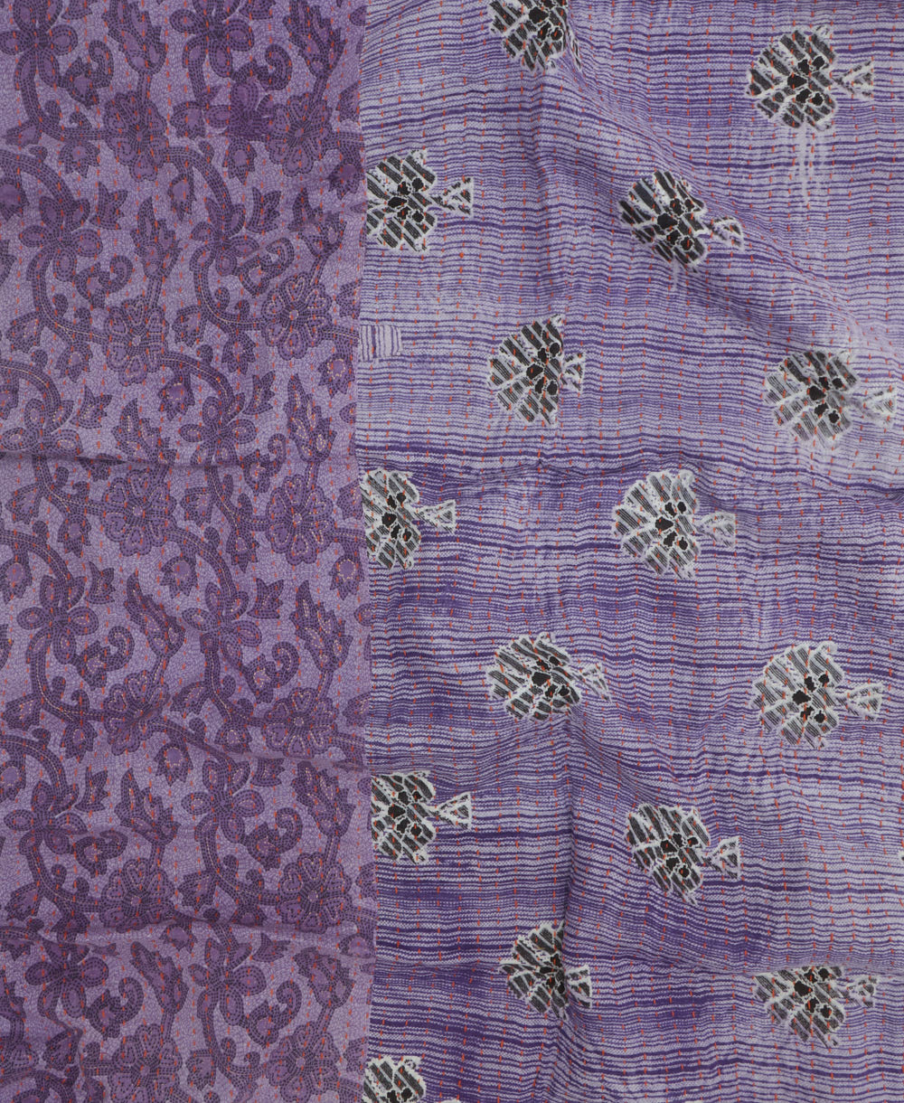 Small Kantha Quilt Throw - No. 250612