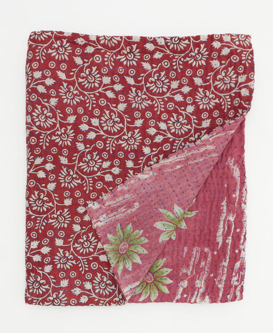Small Kantha Quilt Throw - No. 250615
