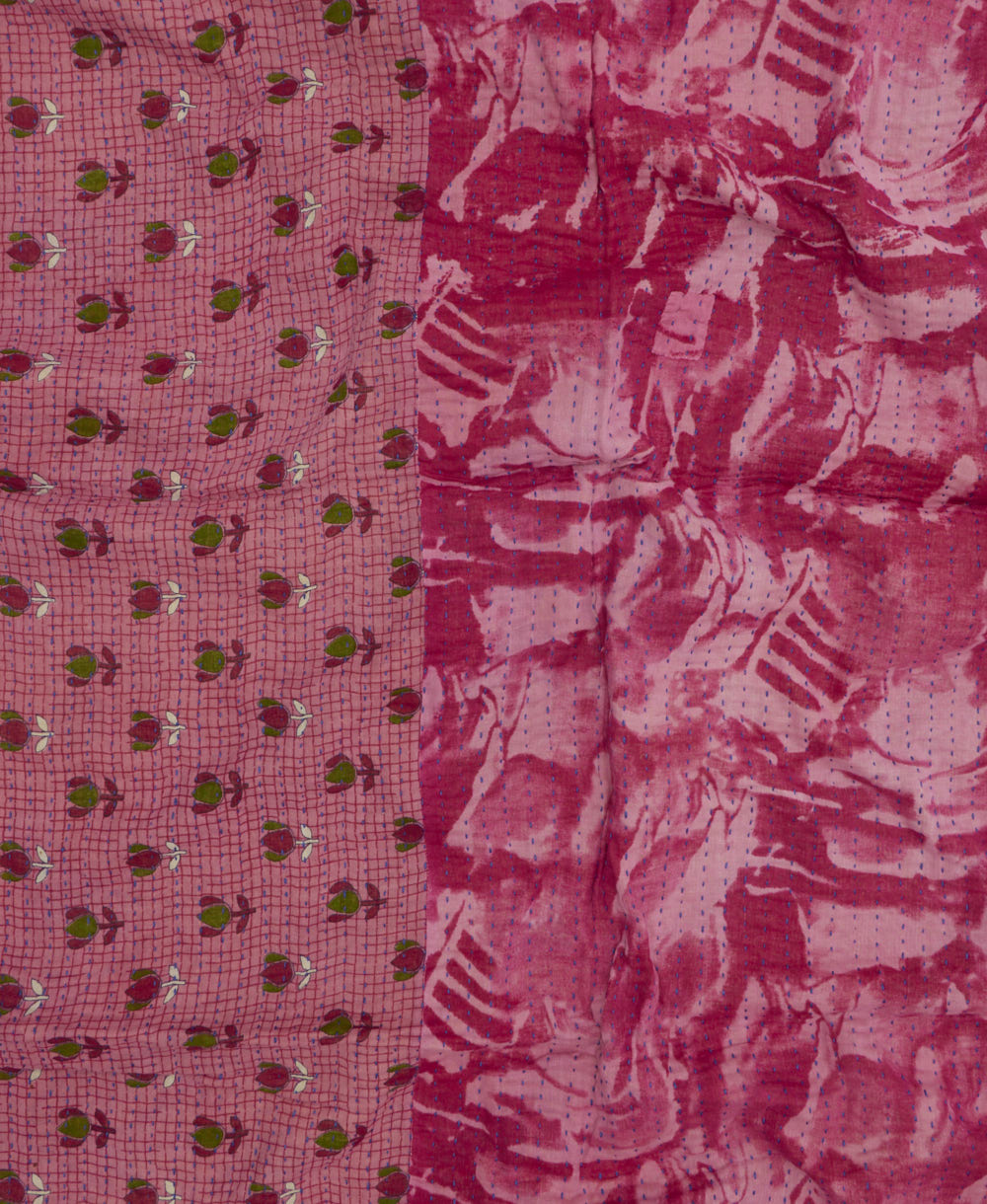 Small Kantha Quilt Throw - No. 250623