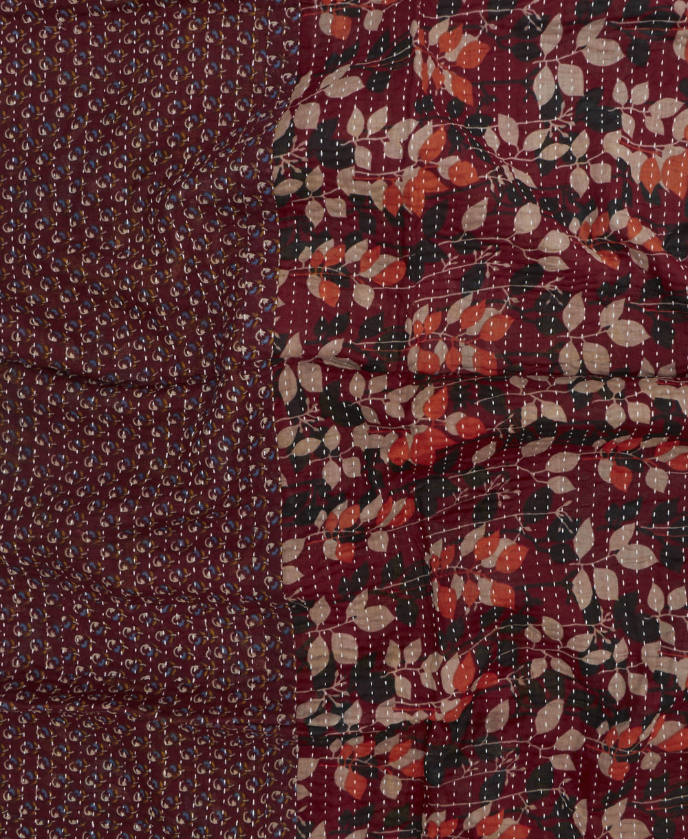 Small Kantha Quilt Throw - No. 250625