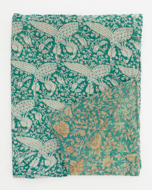 Small Kantha Quilt Throw - No. 250639