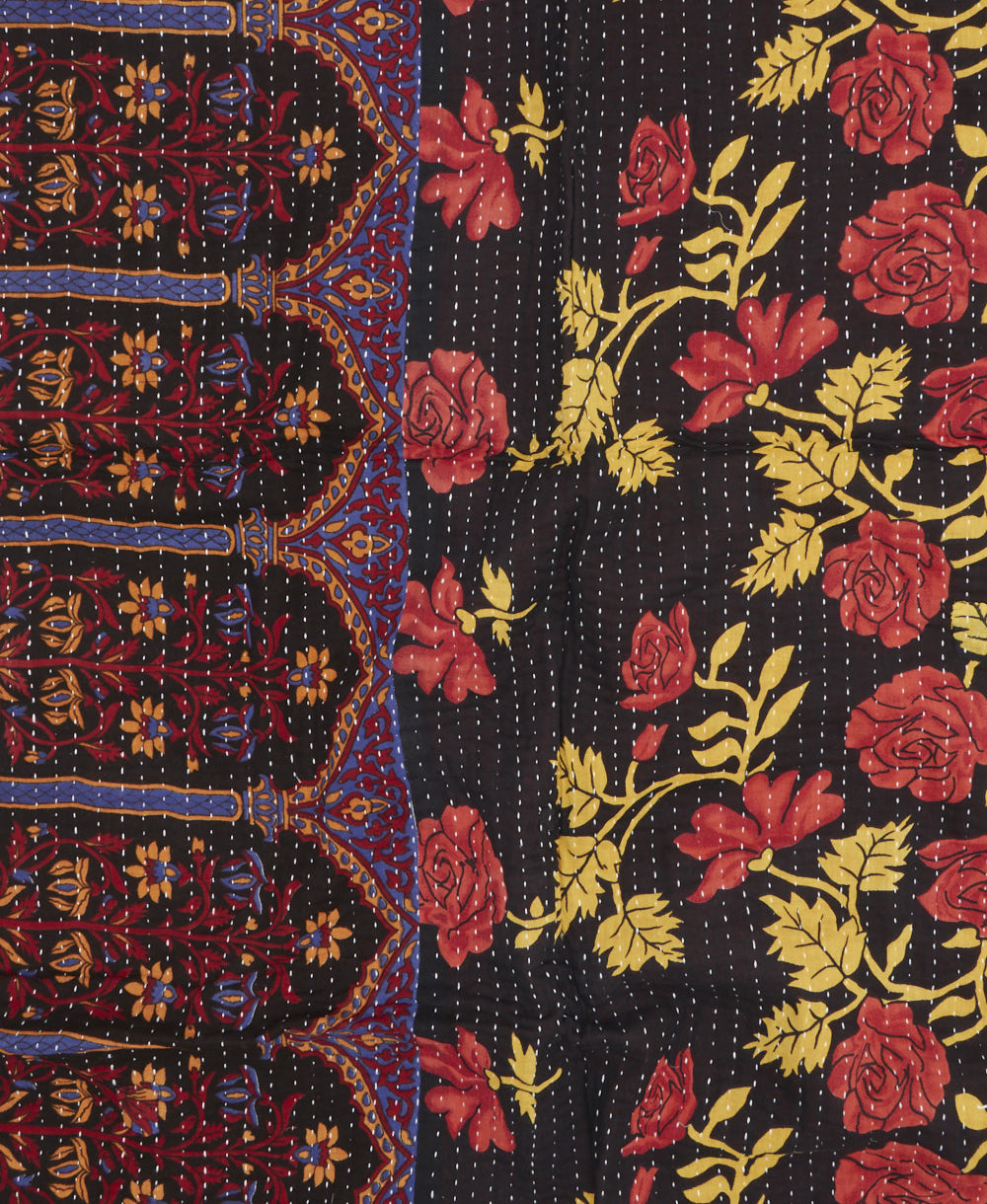 Small Kantha Quilt Throw - No. 250803