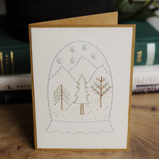 Snow Globe Holiday Greeting Cards