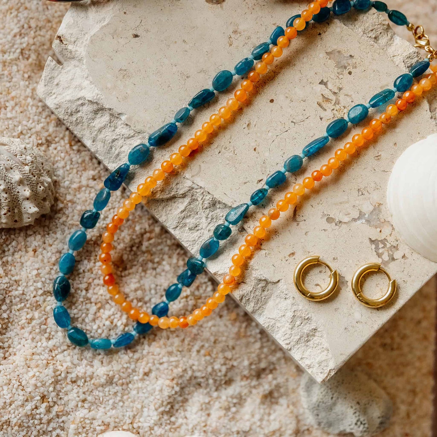 Mediterranean Beaded Necklace
