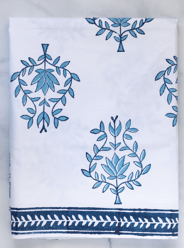 Table Throw - Lotus (Large), Uniform Blue & Navy