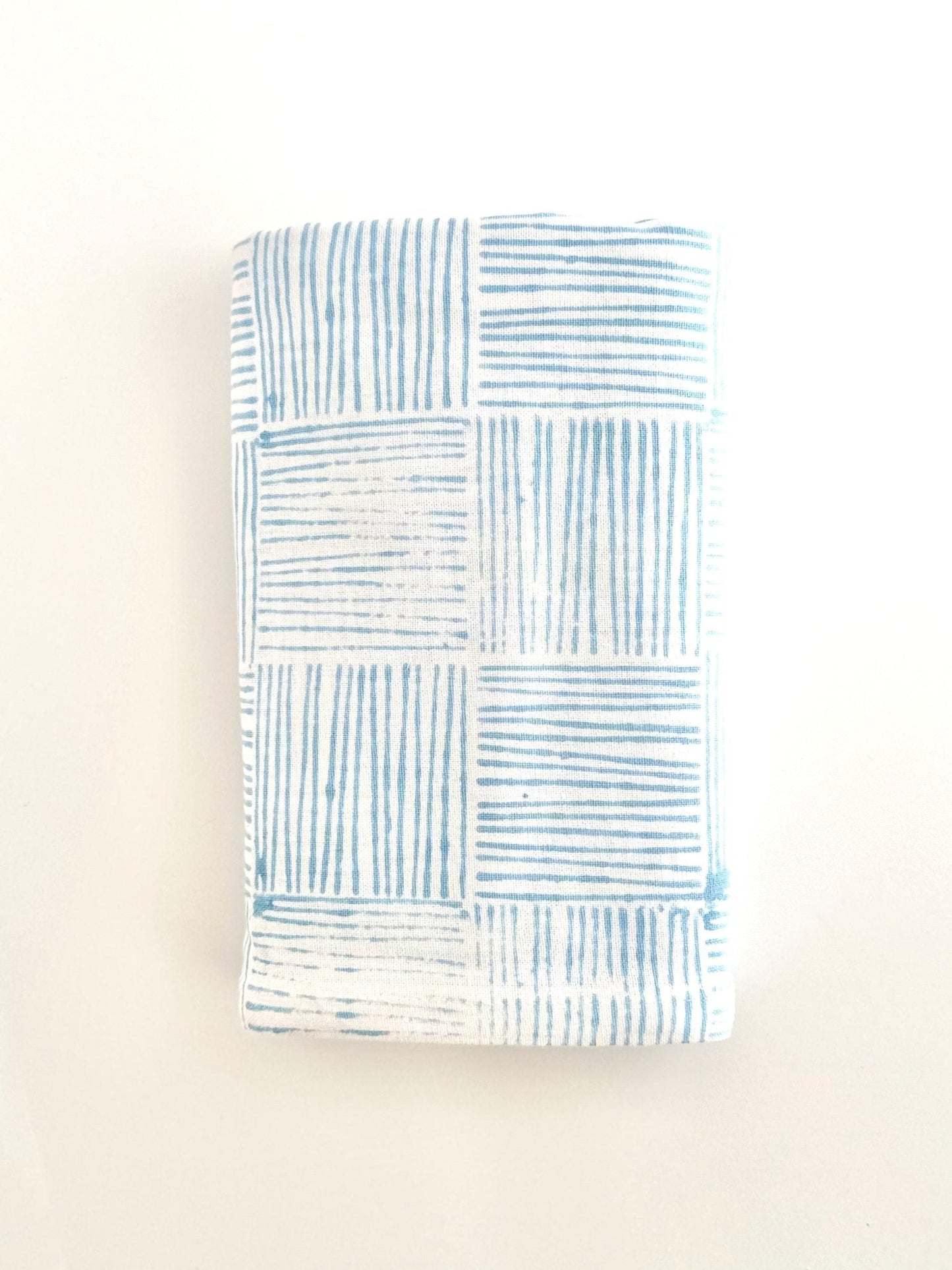Table Throw - Stripe, Uniform Blue
