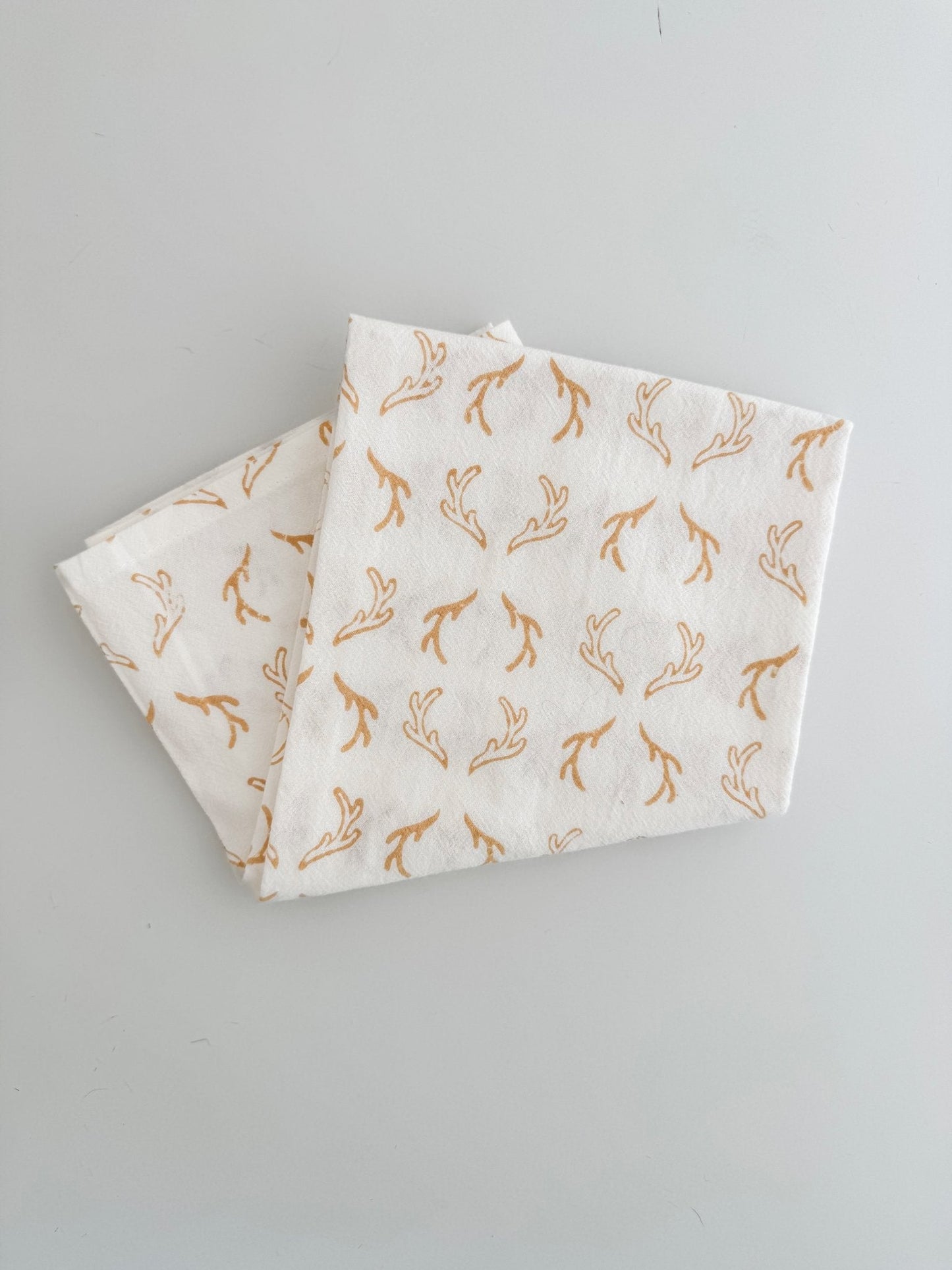 Tea Towel (Ivory) - Antlers, Chai