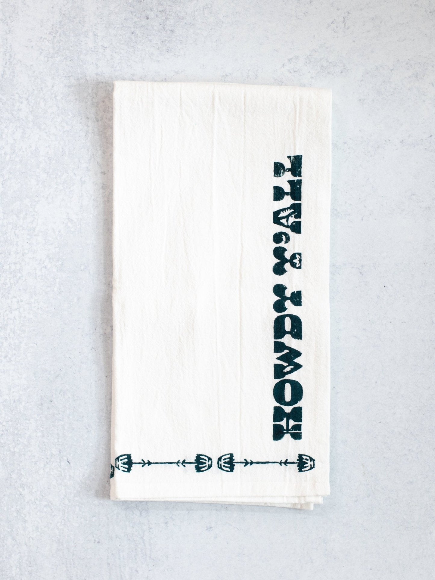 Tea Towel (Ivory) - Howdy, Midnight