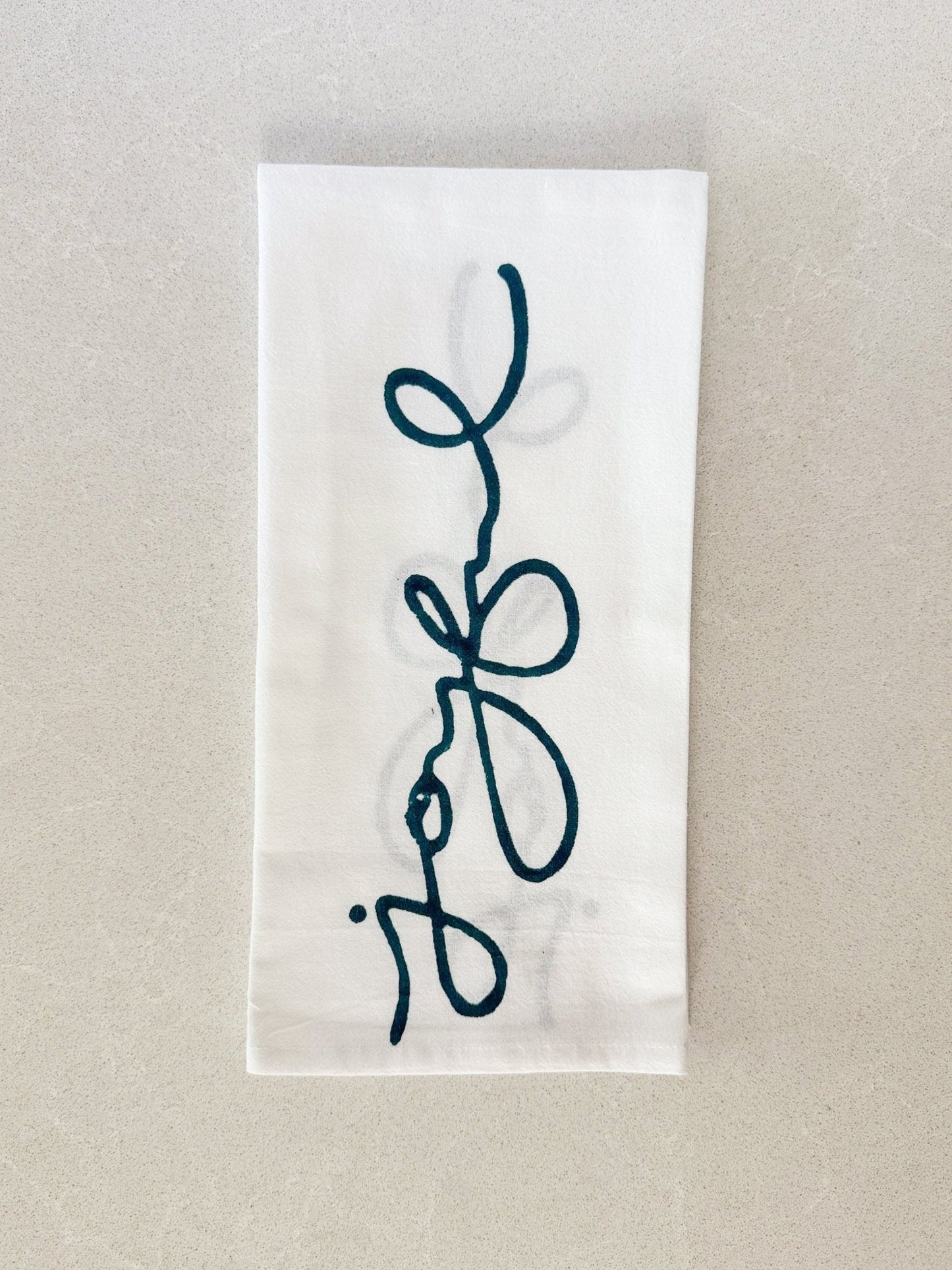 Tea Towel - Joyful, Midnight