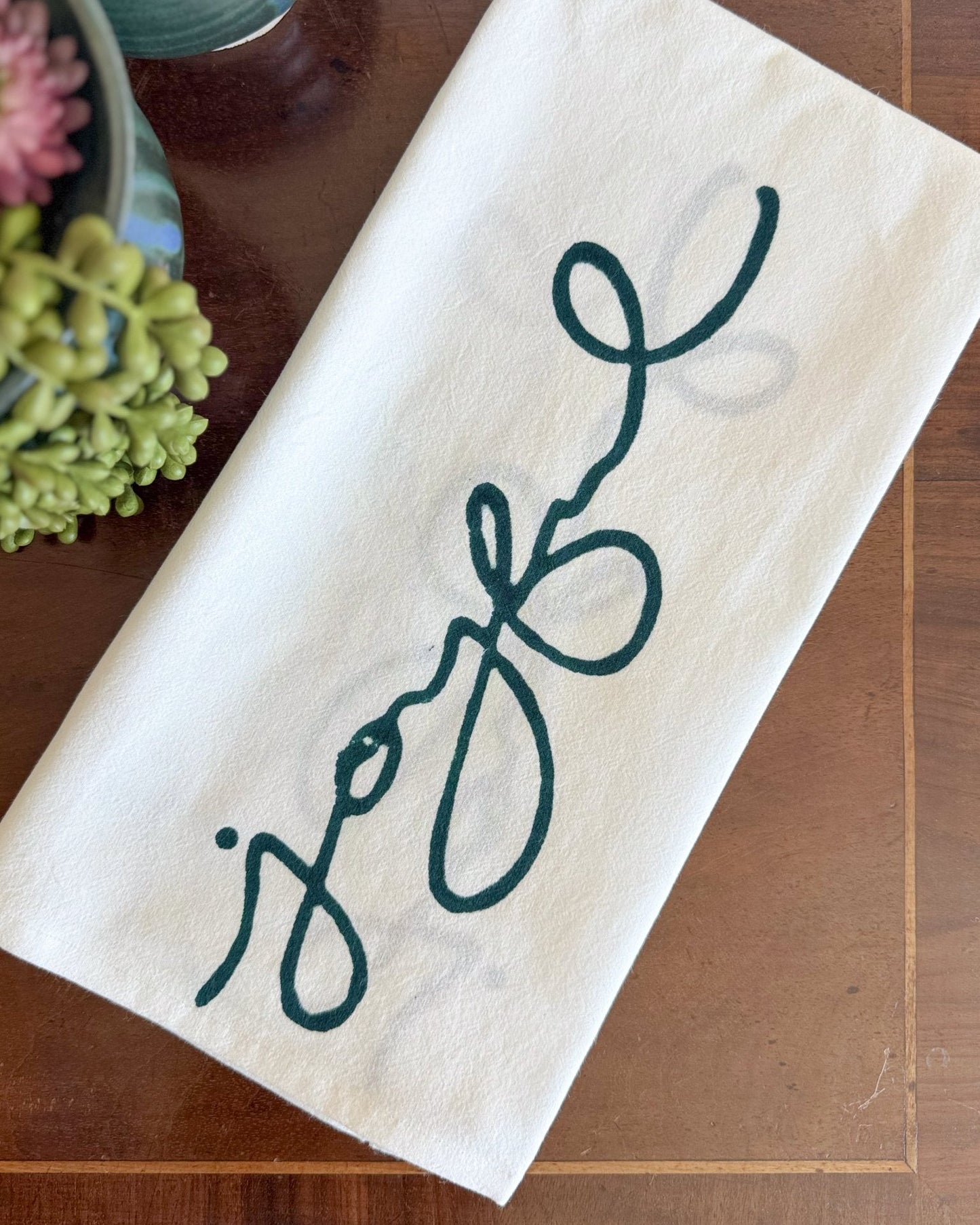 Tea Towel - Joyful, Midnight