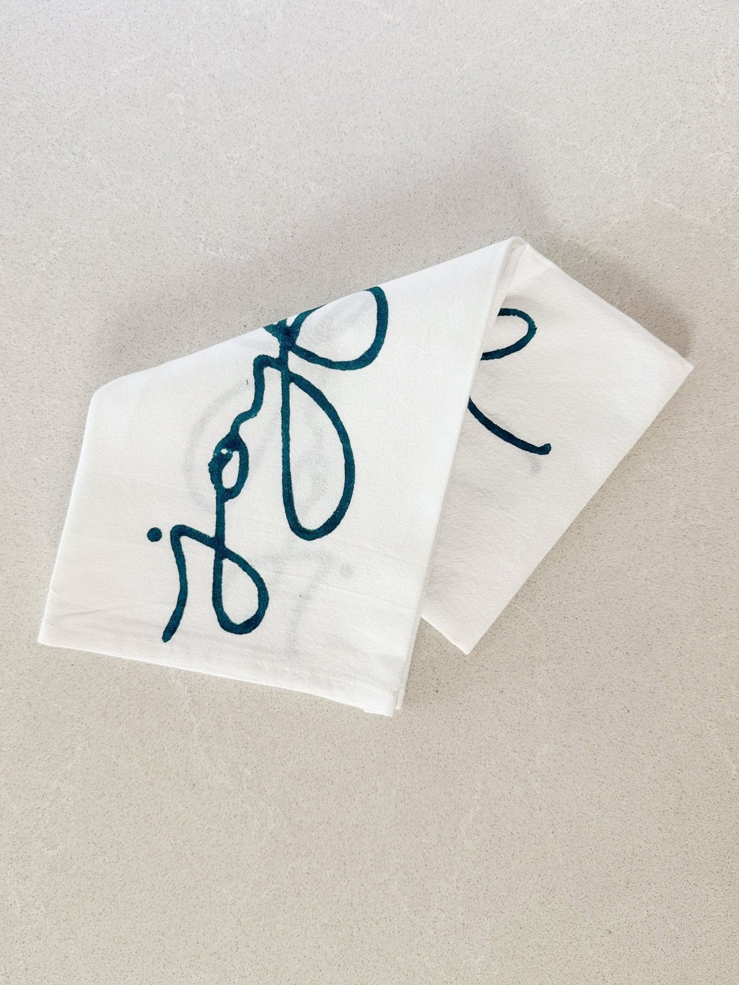 Tea Towel - Joyful, Midnight