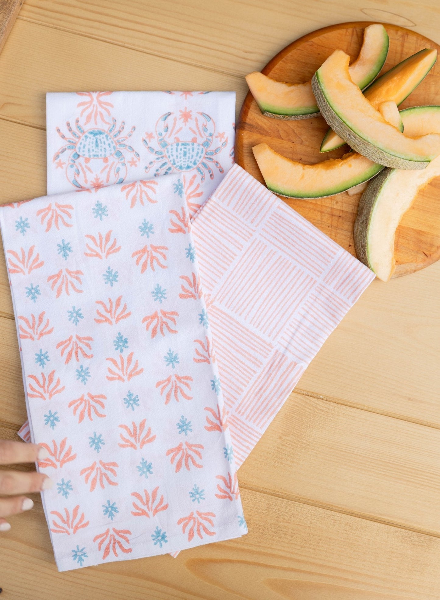 Tea Towel - King Crab, Melon & Saltwater