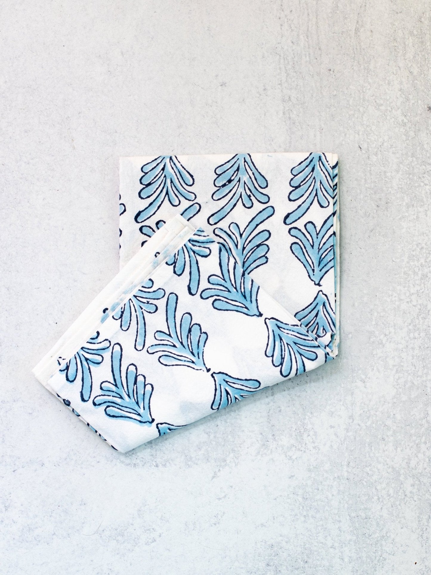 Tea Towel - Palmetto, Uniform Blue & Navy