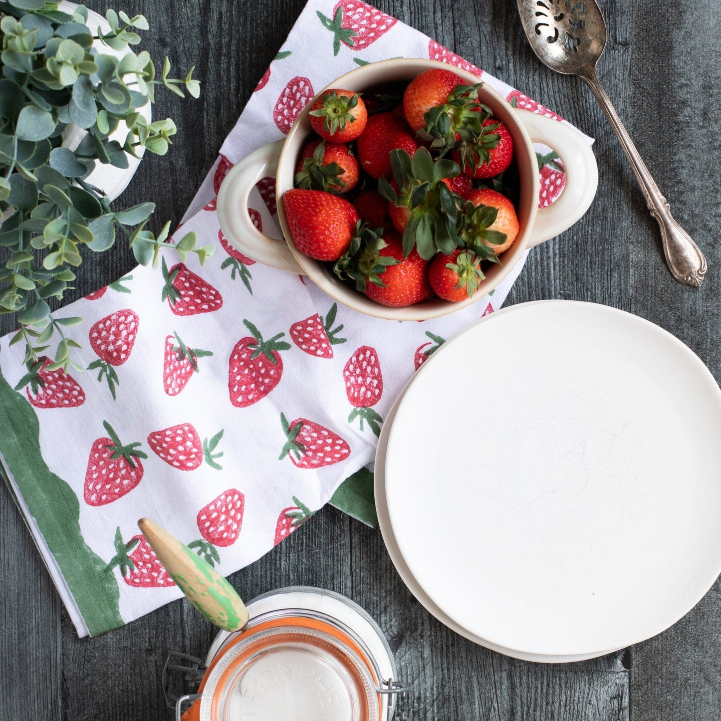 Tea Towel - Strawberry