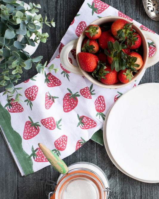Tea Towel - Strawberry
