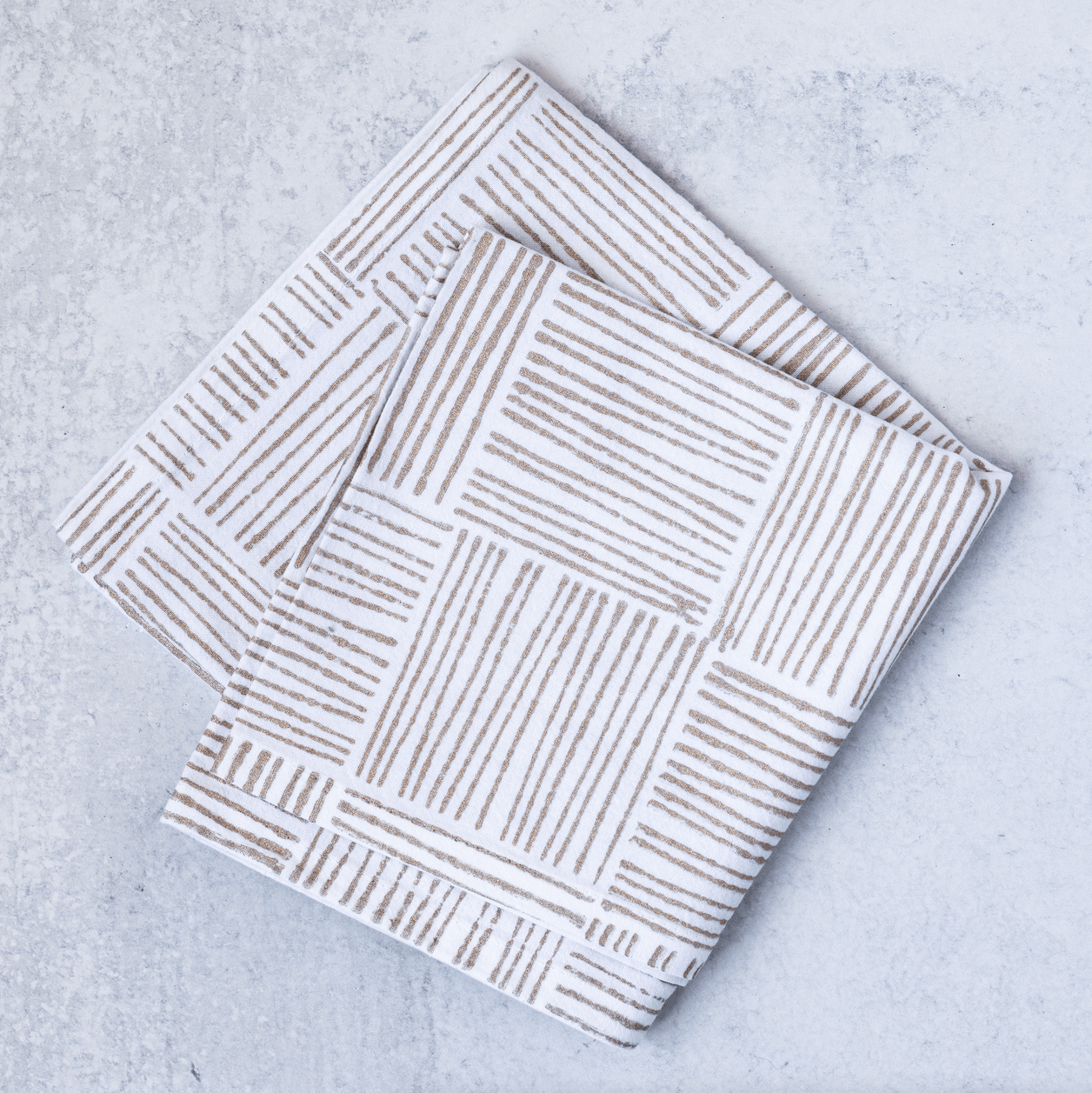Tea Towel - Stripe, Gold