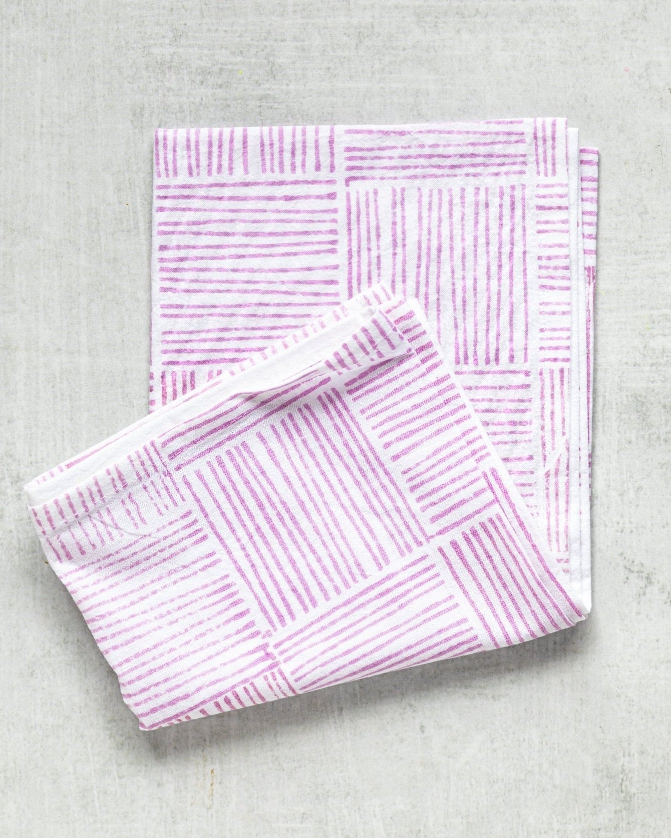 Tea Towel - Stripe, Lilac