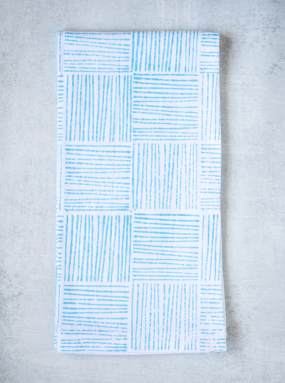 Tea Towel - Striped, Saltwater