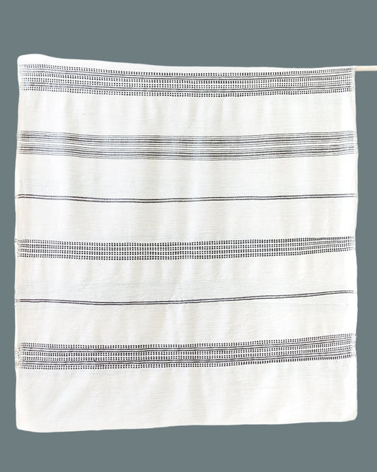 Aden Fabric Yardage Natural w/ Grey