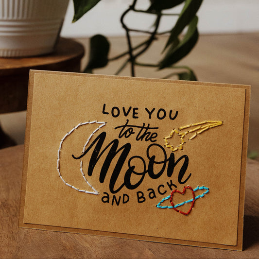 Love You to the Moon Greeting Cards