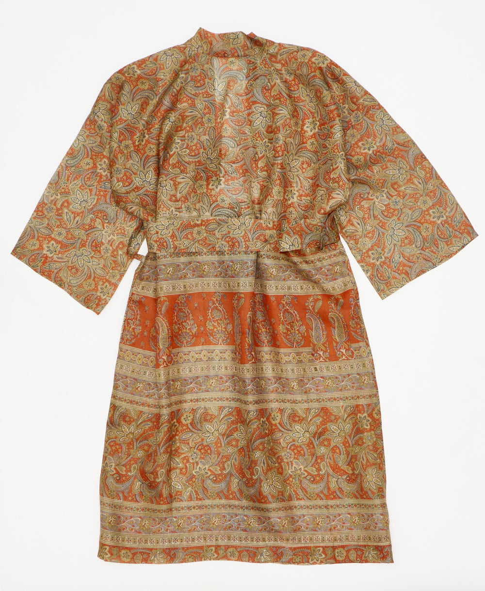 Vintage Silk Robe -S- No. 240101
