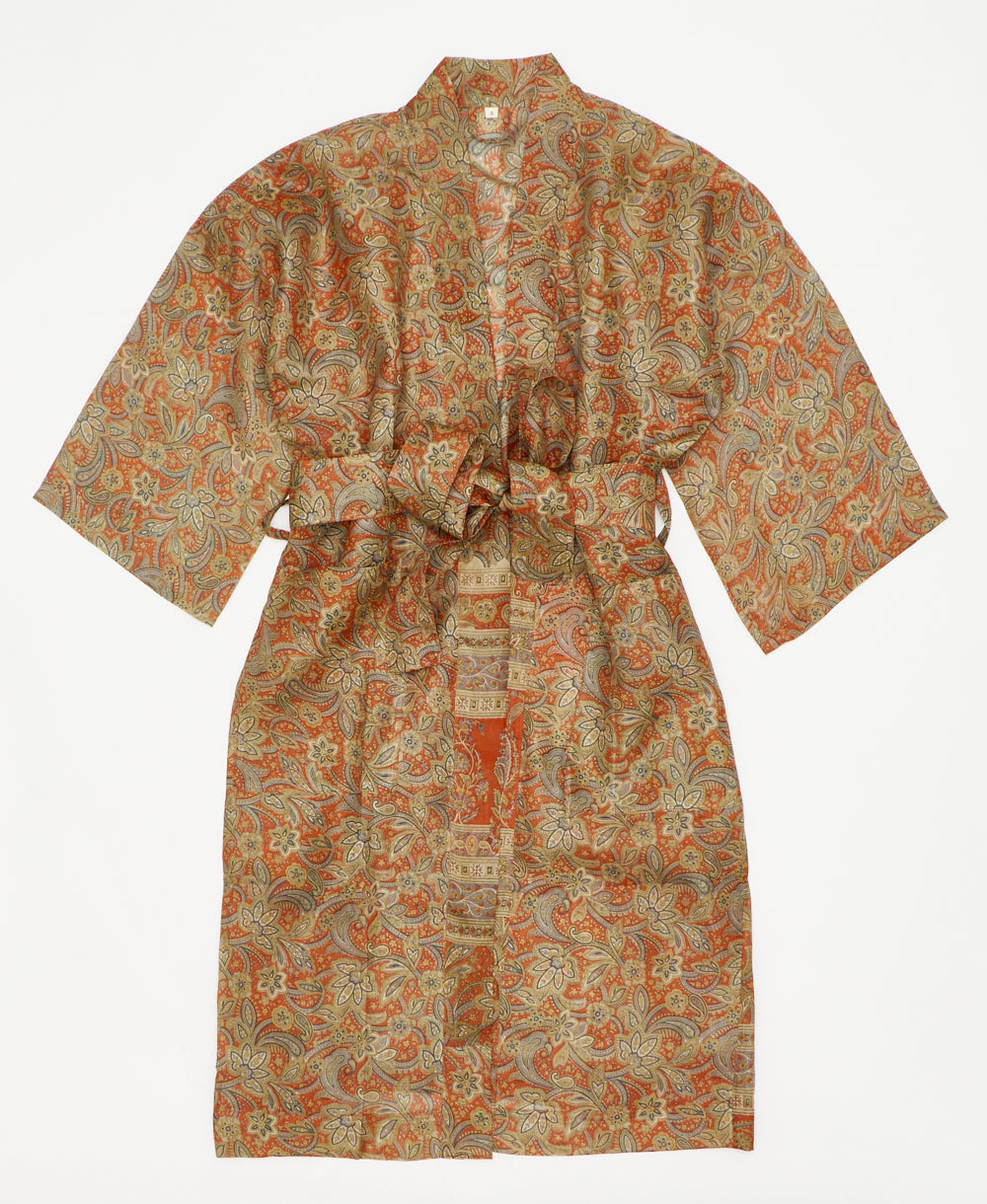 Vintage Silk Robe -S- No. 240101