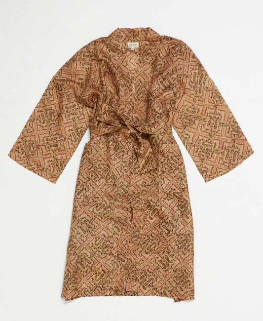 Vintage Silk Robe - M - No. 240614