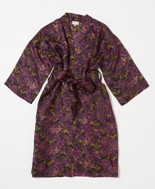 Vintage Silk Robe -S- No. 240801