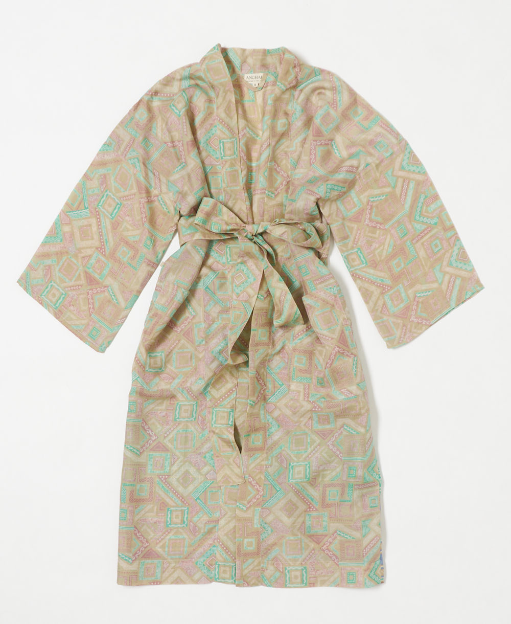 Vintage Silk Robe -S- No. 240802