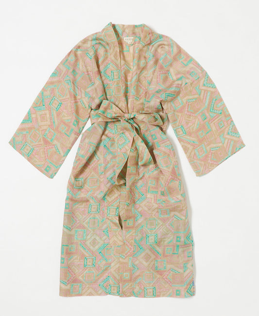 Vintage Silk Robe -S- No. 240802