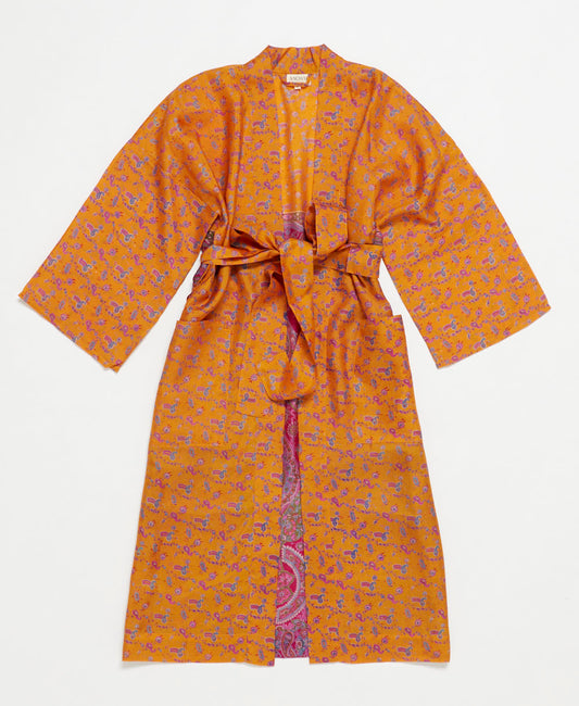 Vintage Silk Robe -S- No. 240805