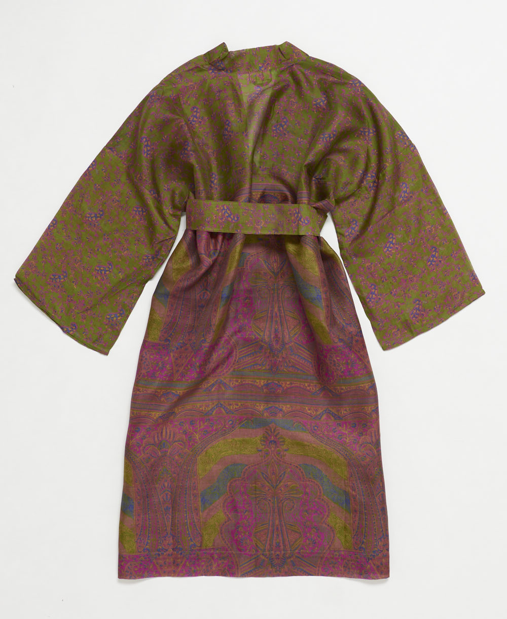Vintage Silk Robe -L- No. 240815