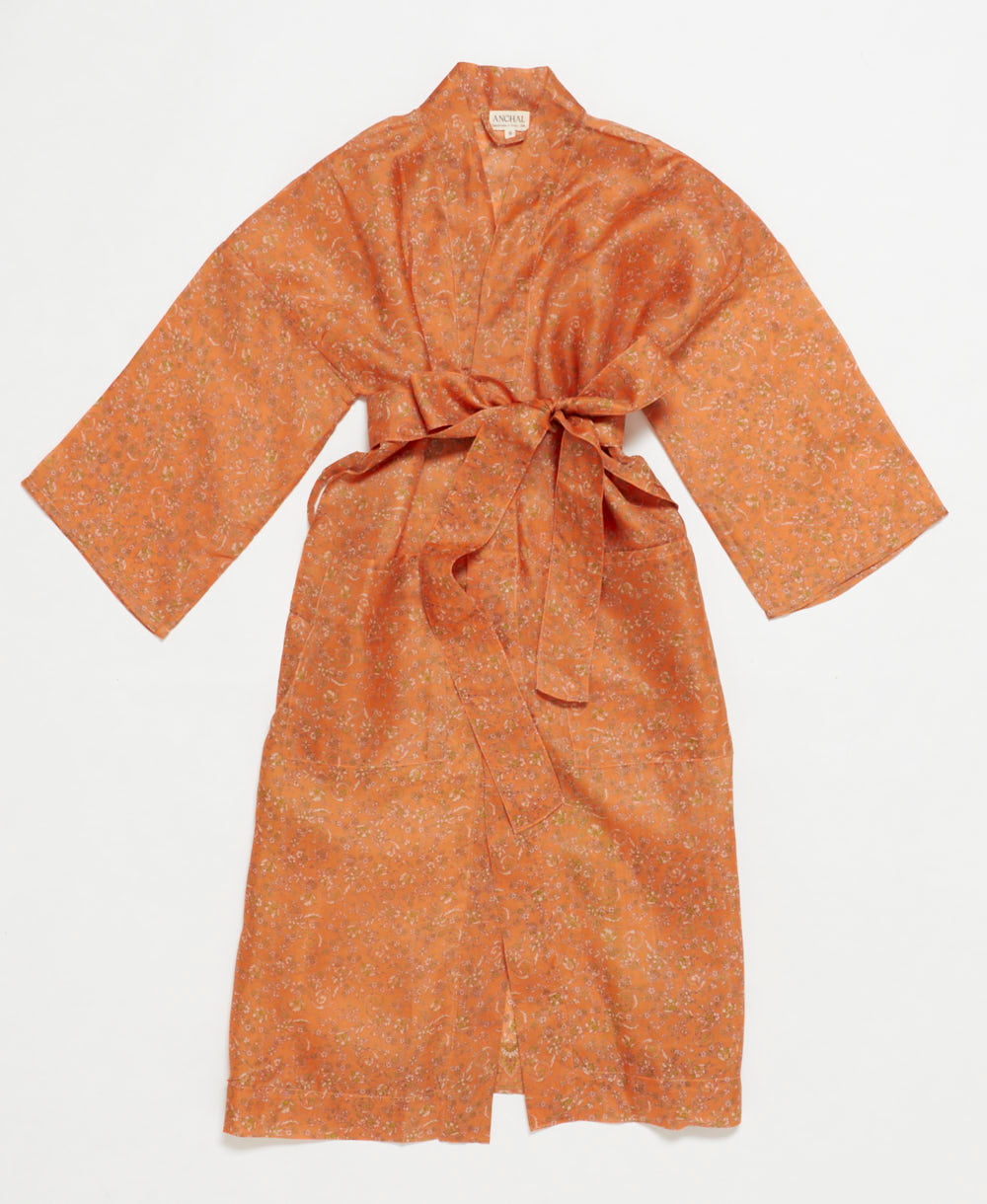 Vintage Silk Robe -S- No. 250101