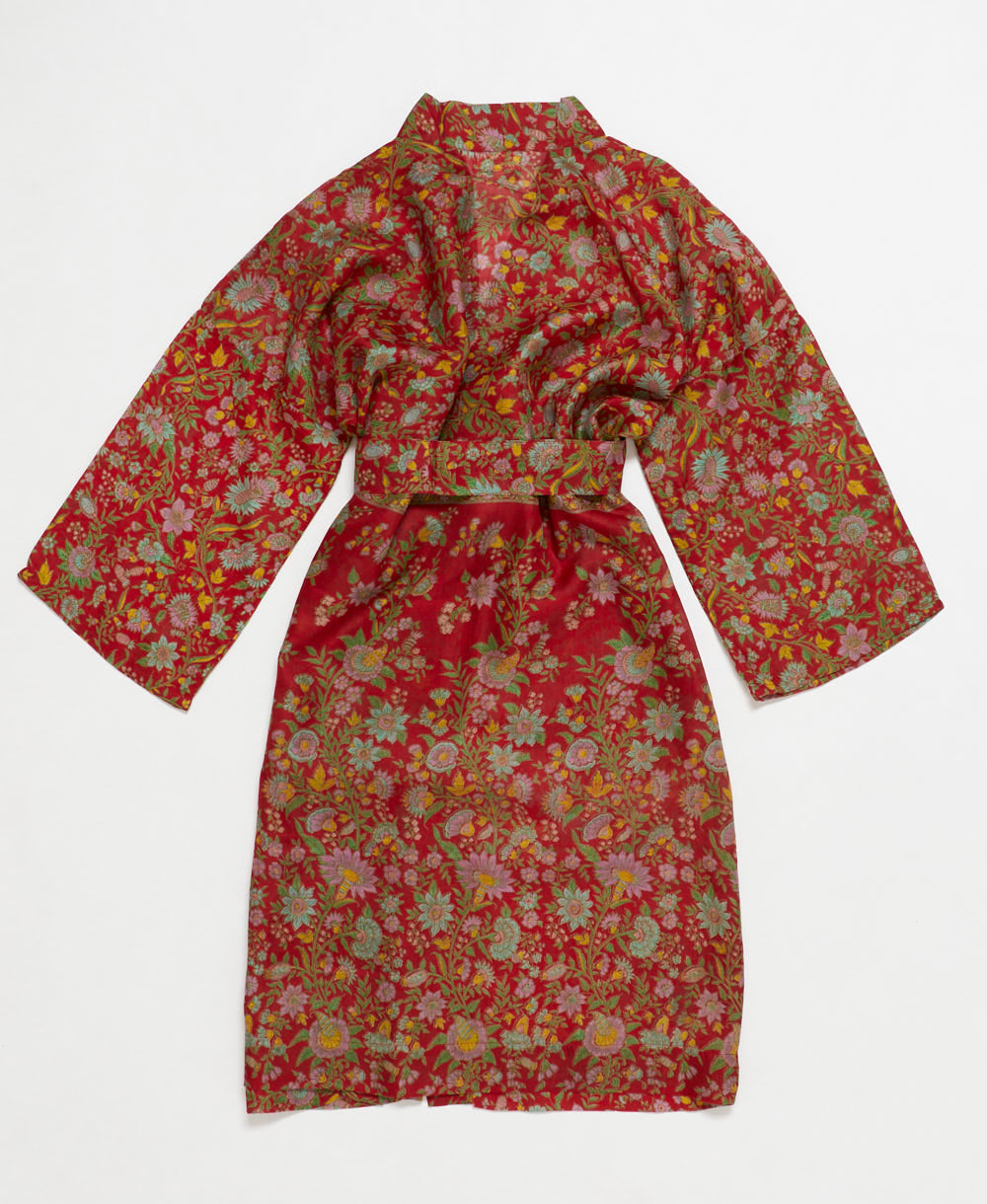 Vintage Silk Robe -L- No. 250117