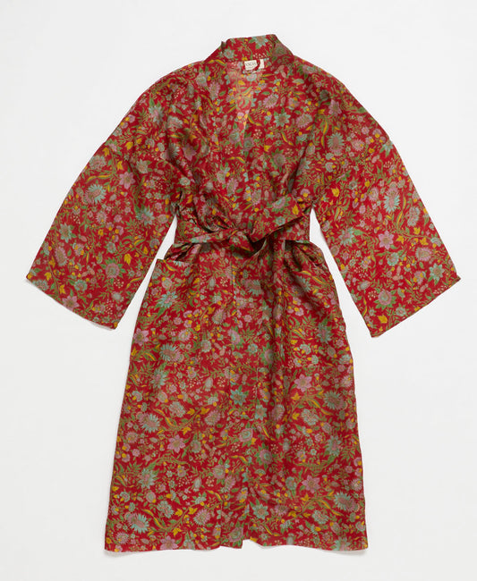 Vintage Silk Robe -L- No. 250117