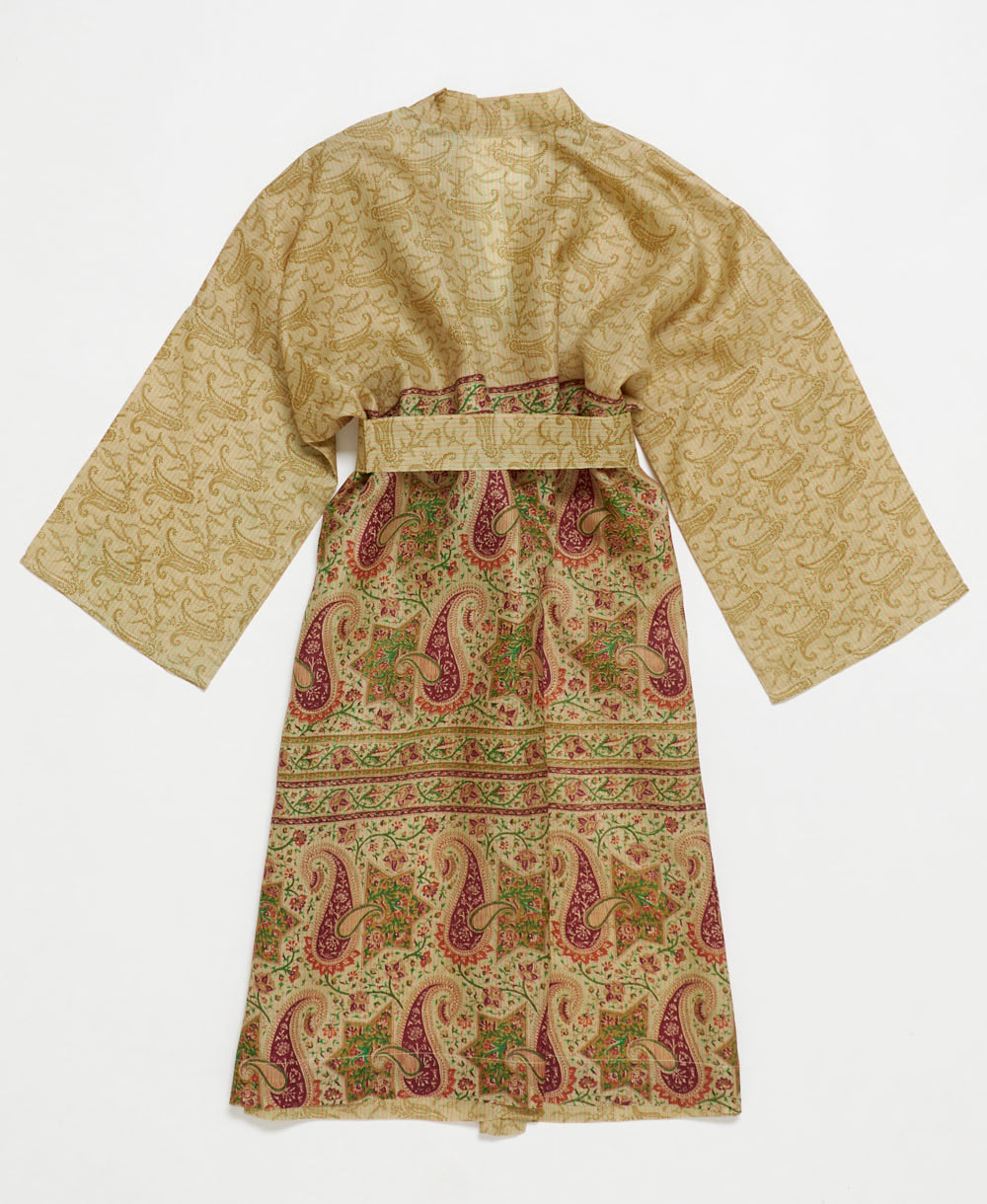 Vintage Silk Robe -XL- No. 250123
