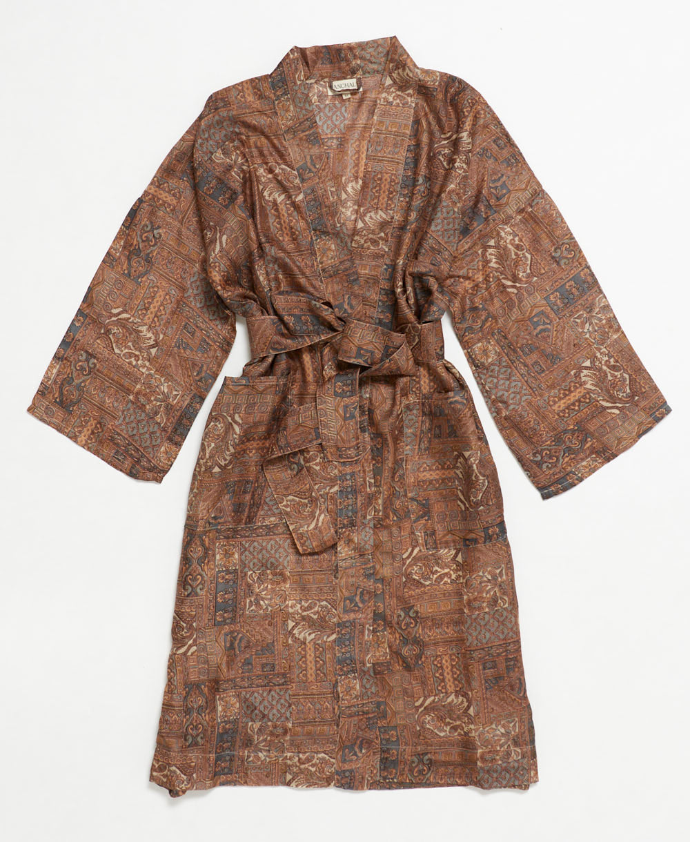 Vintage Silk Robe -M- No. 250312
