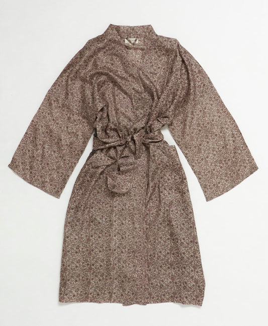Vintage Silk Robe - L- No. 250317